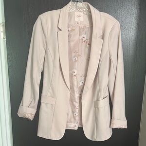 Candie's Women's Light Pink Blazer